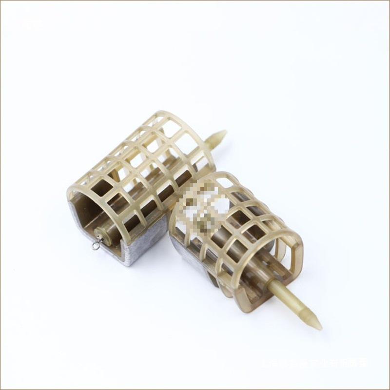 Feide European Style Carp Fishing Bait Cage with Lead Weight Bait Holder Groundbait Feeder.
