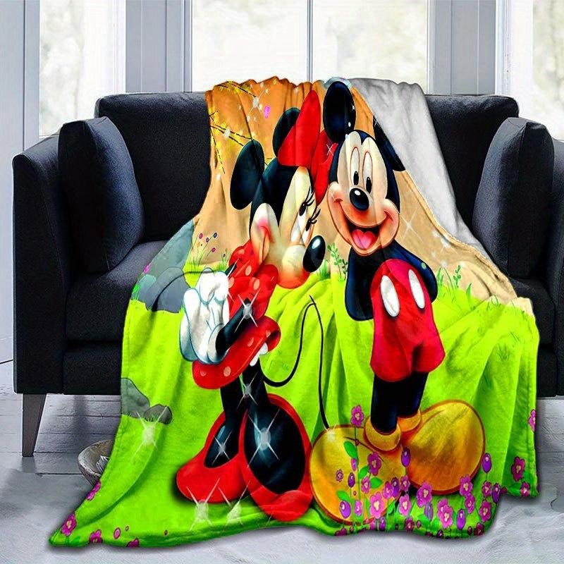 Mickey und Minnie Cartoon-Decke: Entzückend, Warm und Perfekt für die Heimdekoration Wohnzimmer, Reisen und Alle Jahreszeiten Weihnachtsdekoration