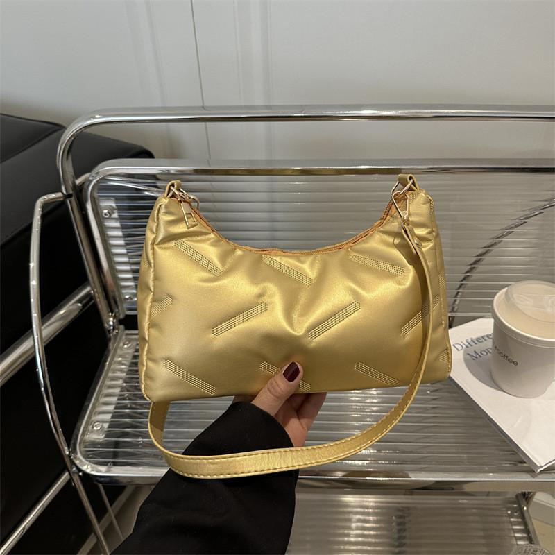 Fashion Shoulder Crossbody Bag With Solid Color Design For Daily Outings Casual