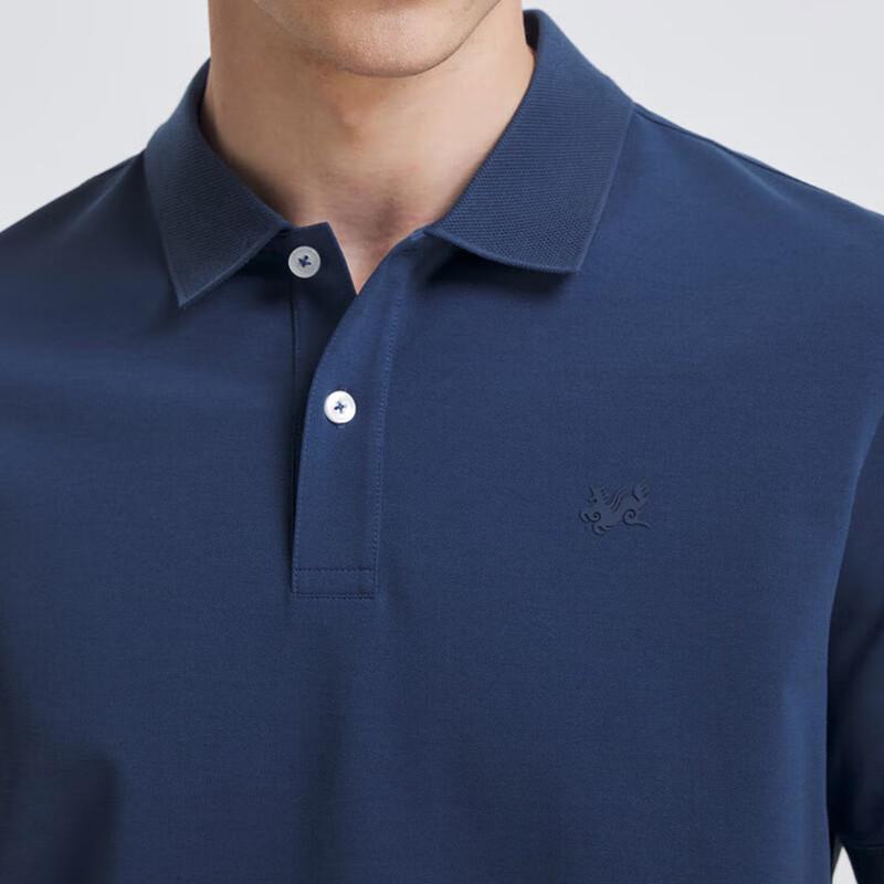 YOUNGOR Men's Breathable Cool-Touch Polo Shirt