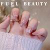 24pcs Detachable Ballerina False Nails Wearable Fake Nails Full Cover Long Nail Tips Manicure Tool Press On Nails