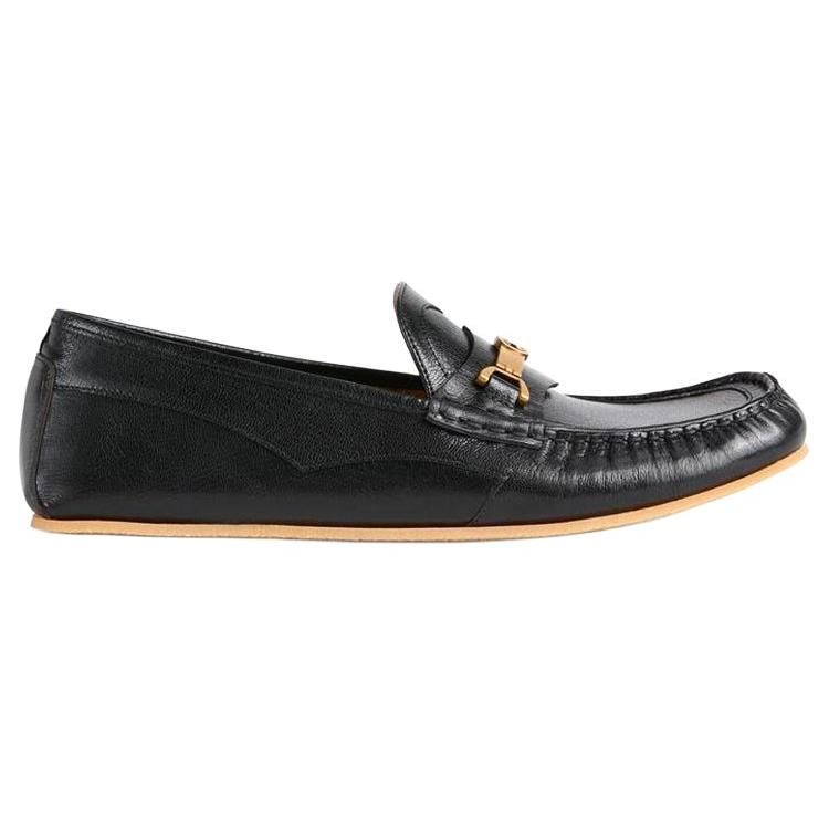 Gucci Loafer 'Interlocking G Horsebit - Black' (Unisex) Black Men's Casual Shoes 655519 1XO00 1000