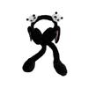 Ear Moving Panda Theme Plush EarMuffs for Women and Kids Ear Warmer Headband for Winter Christmas New Year Gifts