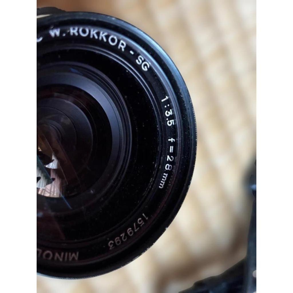 Used Three Old Minolta SLR Cameras and Various Lenses