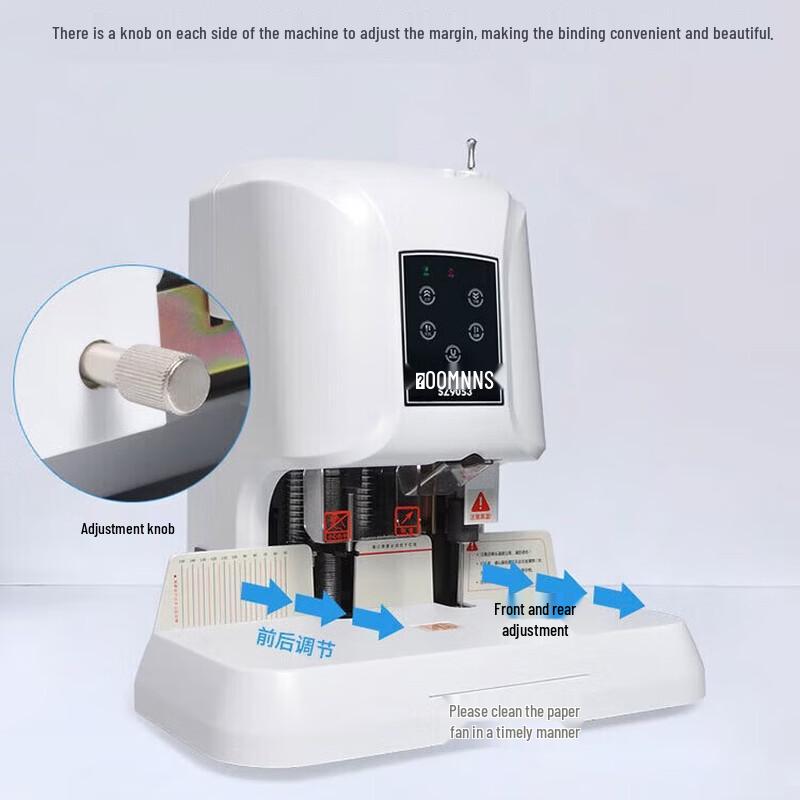 SUNWOOD SZ9053 Fully Automatic Document Binding Machine CN Plug (adapter Included)