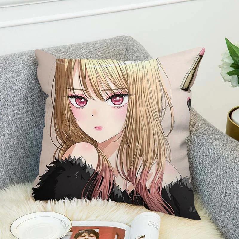 Pillowcases 40*40 Decor Marin Kitagawa Pillow Cases Decorative Cushion Covers for Pillows Pillowcase 45*45 Room Cushions Cover