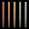 Kambach Lucky Rabbit Five-Color Alloy Chopsticks (5 Pairs)