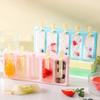 Eisform, Stapelbarer Eis am Stiel Hersteller mit Deckel, BPA-Freie Leicht zu Lösende Plastik Eis am Stiel Form für Selbstgemachten Joghurt