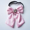 Jk Uniform Satin Bow Tie With Spliced Lace For Adult Fashion Accessories