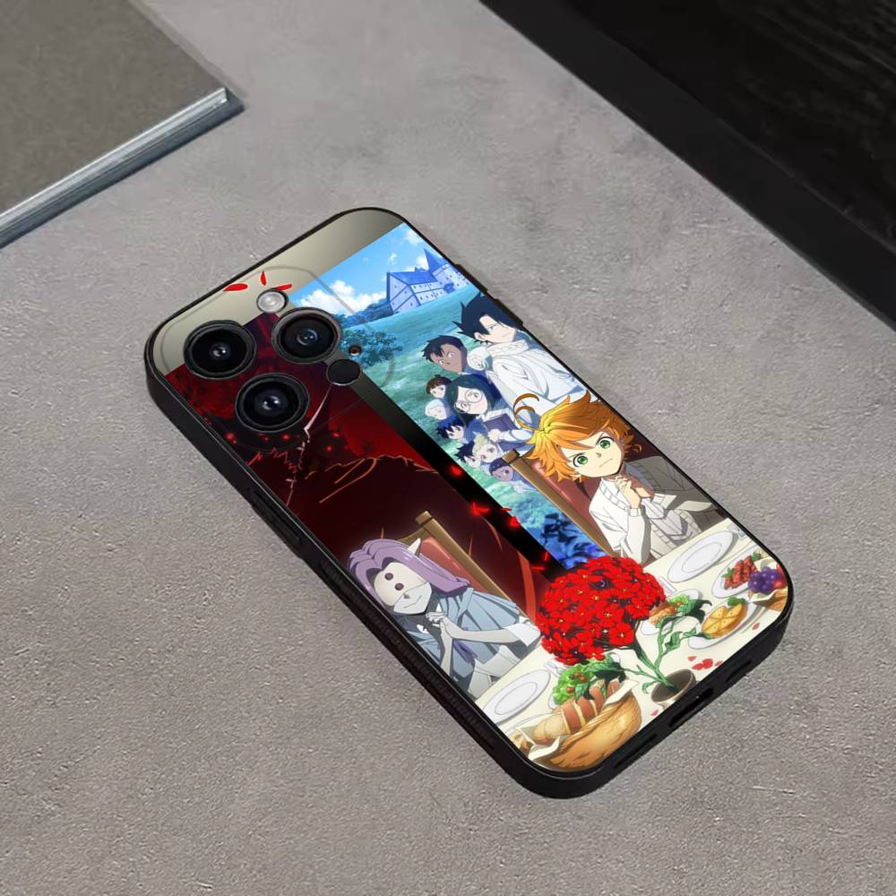 The P-Promised N-Neverland Phone Case For iPhone 17,16,15,14,13,12,11 Plus,Pro Max,XS,X,XR,SE,Mini,8,7,Soft Silicone Black Cover