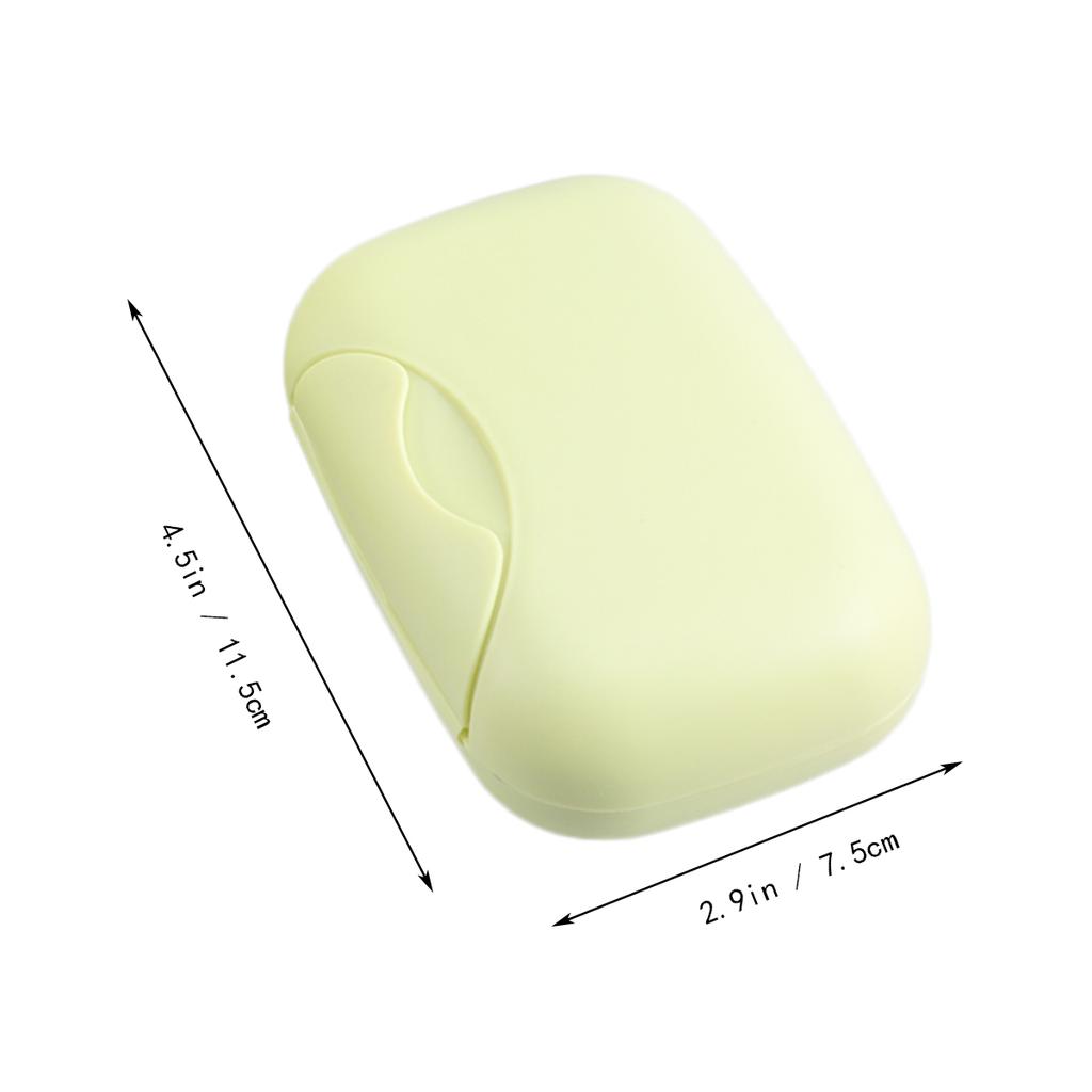 Portable Soap Dish Box Container with Lock for Travel Camping Leak Proof Holder Case Compact PP Plastic soap box soap
