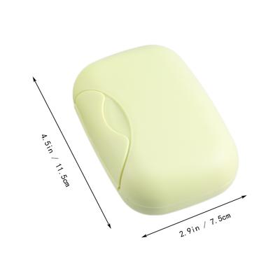 Portable Soap Box Sealed Container Leakproof Travel Bag for Bar Soap Case Large Holder Compact Lightweight PP Plastic
