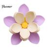 Floral Fridge Magnet Clip 2PCS Lotus Blossom Sealing Clips, Magnetic Refrigerator Bag Multi-petal Moisture-Proof Storage for Kitchen Snack
