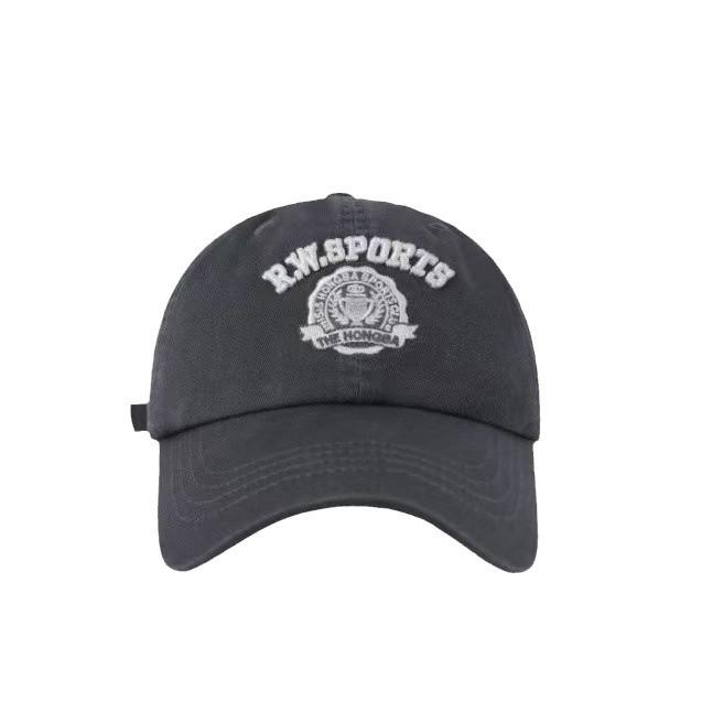 Embroidered Big Headed Baseball Cap  A Fashionable and Versatile Soft Top Baseball Cap for Both Men and Women In Spring and Summer