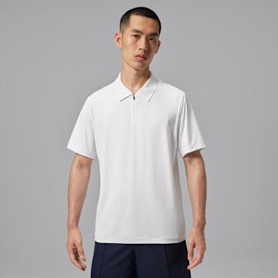 Jordan Polo Shirts Men s White Lapel Moderate S