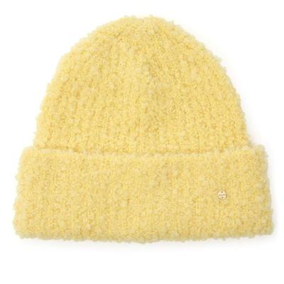 UNDERCONTROL STUDIO FLUFFY BEANIE / MOHAIR BOUCLE / Lemon