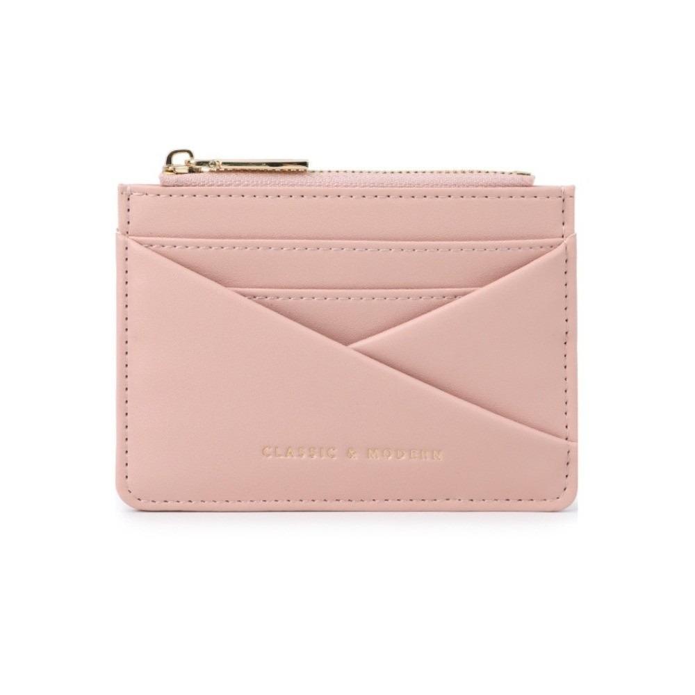 Casual Solid Color Short Wallet Ultra Thin Clutch Card Bag Multi Slot Multi-function Coin Purse Men