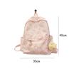 Bear Pattern School Backpack Large Capacity Travel Bag New Schoolbag