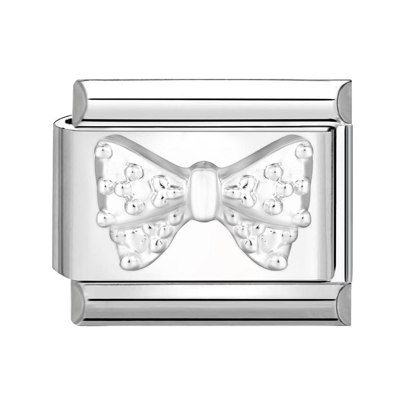 Y2K Heart Bow Knot Star Moon Butterfly Zircon Daisy Cross Italian Charm Links Fit 9mm Stainless Steel Bracelet DIY Making Gifts