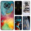 For Honor X9 4G Case HonorX9 Silicone TPU Soft Protective Covers for Huawei Honor X9 Case X 9 Fashion Black Bumper Coques Fundas