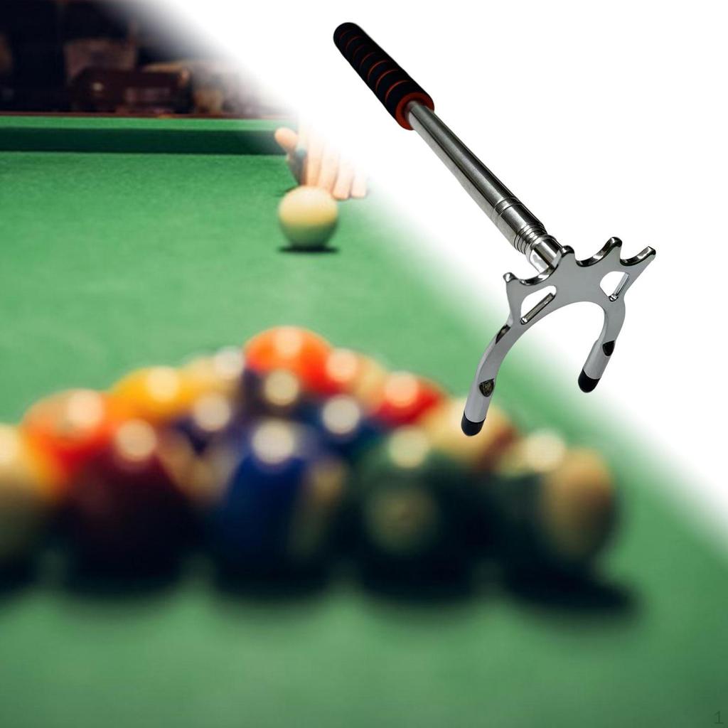 Verstellbare Billard Queue-Brücke mit abnehmbarem Kopf für Indoor-Billardspiel