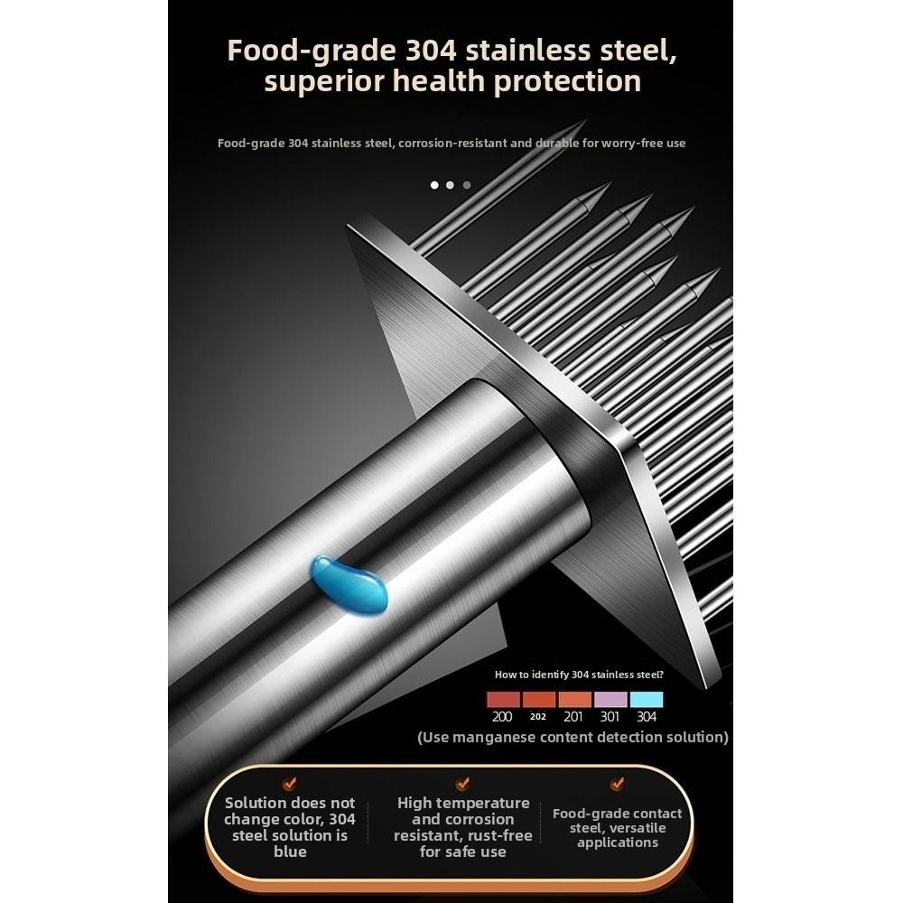 304 Stainless Steel Meat Tenderizer Professional Tool Kitchen Hitting Mallet  Kitchen