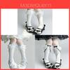 Japanese Lolita Cotton Ankle Socks With Lace Bows For Summer Comfort