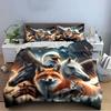 "Wild Animal Spirit Bedding Set" Bedding Duvet Cover Set Duvet Cover Pillowcases (1 * Duvet Cover 2 * Pillowcases, without duvet insert)