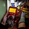 Digital Multimeter TRMS 6000 Counts Auto-Ranging Voltage Current Resistance Capacitance Temperature for Automotive