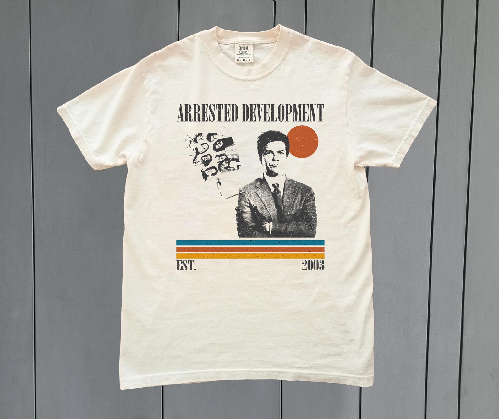 Arrested Development Comfort Colors T shirt - Vintage TV Series Tee S