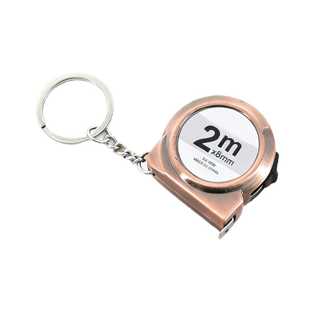 2M Portable Mini Tape Measure Keychain Design Pocket Small Household Multipurpose Measuring Tool Tape Measure Gift Ruler