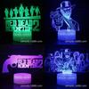 Creative 3d Colorful Touch Led Night Light For Wild West Game Series Perfect Gift
