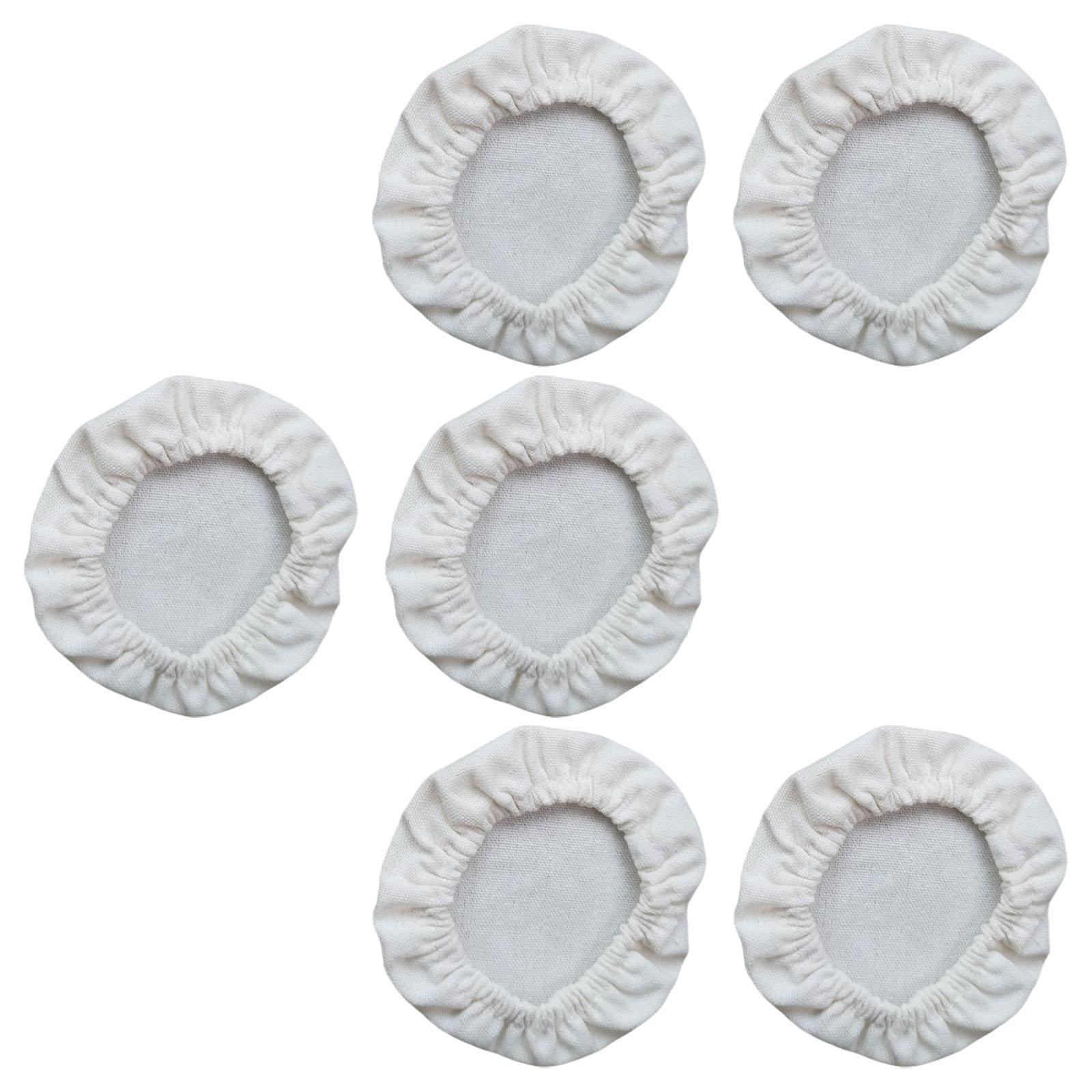 

6 шт. Эластичные крышки для корзин для теста, моющиеся тканевые колпачки для банок для ферментации, дышащие крышки для банок для закваски 25