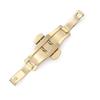 Polished Stainless Steel Buckle Watch Band Button Butterfly Clasp Double Press Folding Buckles Universal Strap Watch Accessories