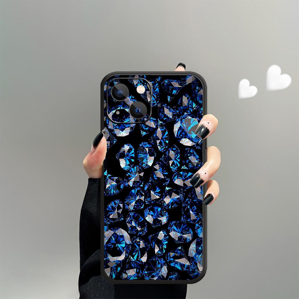 Diamond Gems Fashion Art Phone Case For iPhone Samsung Galaxy Redmi Xiaomi Oppo OnePlus Note S A 7 8 9 10 11 12 13 14 20 21 22 23 53 54 Pro Plus Ultra