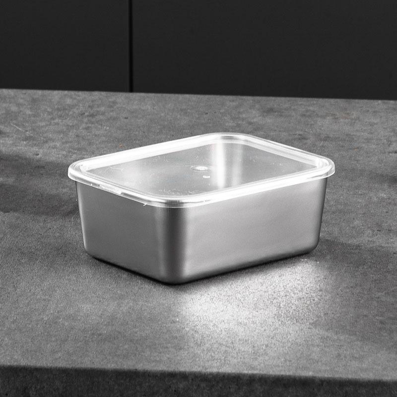 304 Stainless Steel Food Sample Collection Box with Lid