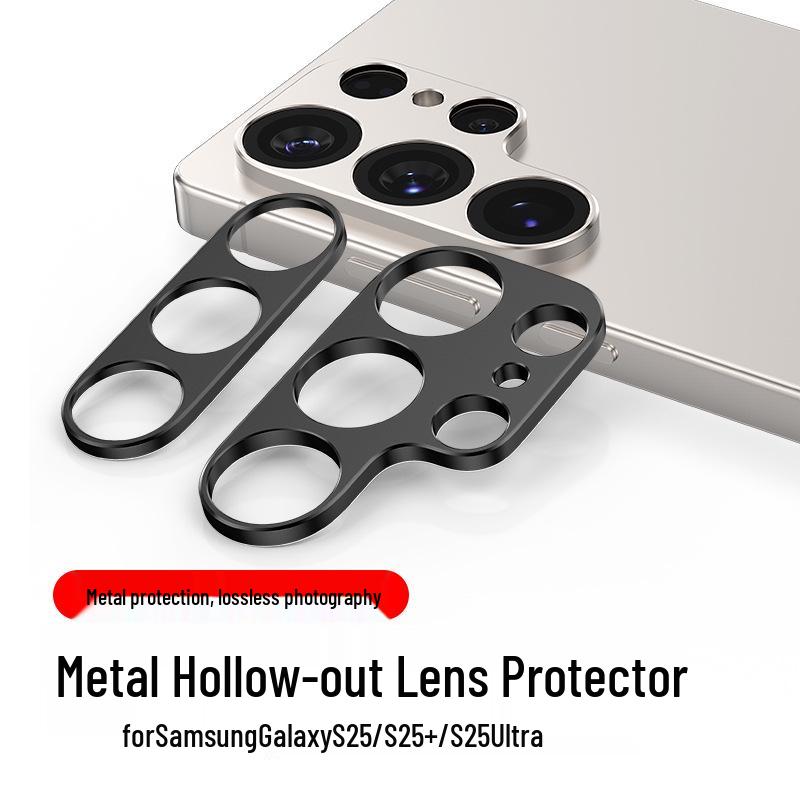 Samsung S25 Ultra Metal Camera Lens Protector - Matte, Anti-Drop Film