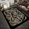 Schlange Python Viper Wohnzimmer Teppich Luxus Heimdekoration Rutschfeste Fußmatten für Schlafzimmer Großflächige Teppiche Waschbare Teppiche