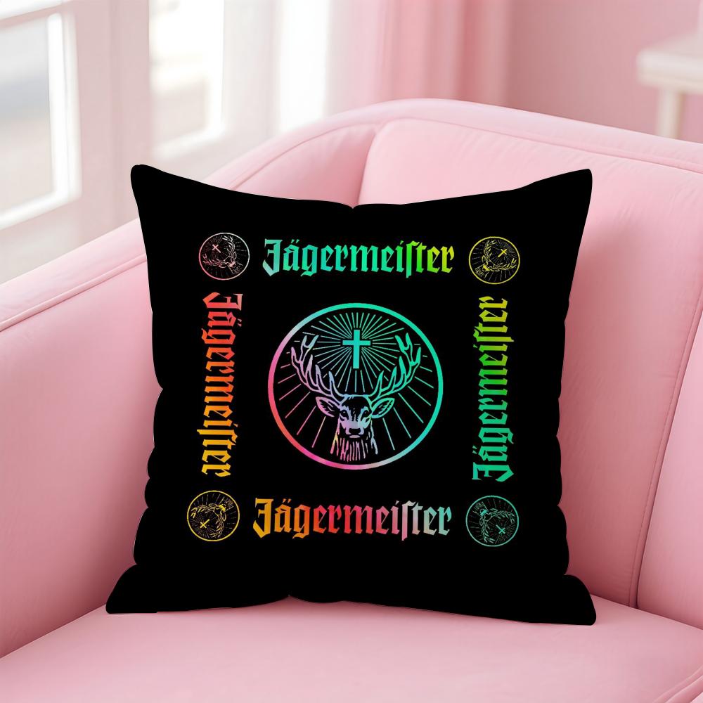 Beliebte Marken J-JagermeisterS Kissenbezug Bequemer Wende-Kissenbezug Ideal für Auto Sofa Schlafzimmer & Mehr
