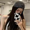 Korean Style Knitted Hat with Glittering Sequins Women Music Festival Skull Hat Bachelorette Party Hat Elegant Beanies