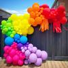5/10/12/18inch Birthday Balloons Red Orange Yellow Green Blue Purple Latex Balloons for Birthday Party Baby Shower Anniversay De