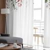 Rose Flower Leaves Sheer Curtains For Living Room Kitchen Window Curtains Bedroom Tulle Voile Curtains