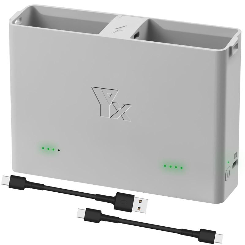 

Portable Charging Hub Battery Charger For Mini 4Pro/3/3pro Drones Batteries Power Indicator Storage Modes 1