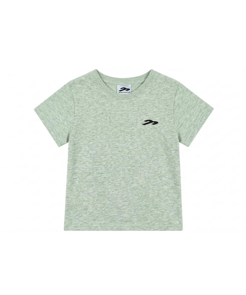 Tansanmageunesyum Horn Applique T-Shirt (Mint Melange)