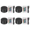 4 Night LED Light Lamp Base Remote Control USB Cable Adjustable 7 Colors Lights