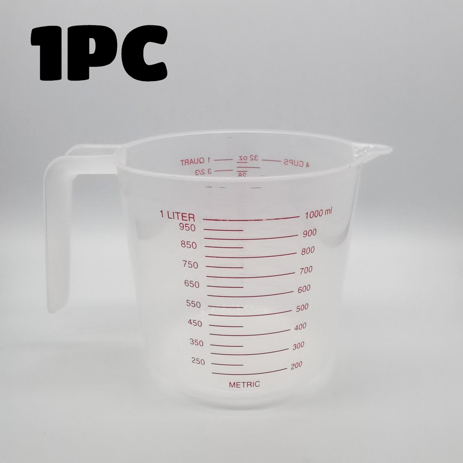 

250/500/1000ml Measuring Cup Baking Liquid Easuring Cups PVC Scale Cup Measuring Volume Beaker Kitchen Baking Laboratory Tool