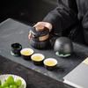 Hongyu Oriental Landscape 3-Cup Tea Set Gift Box