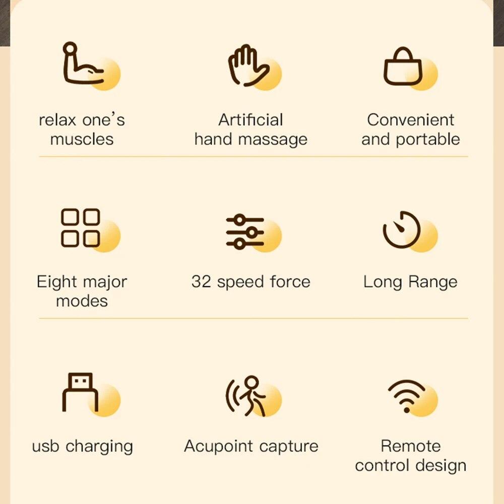 Ems Acupoints Stimulator Massage-Fußmatte mit Fernbedienung, verbessert die Durchblutung, lindert Schmerzen, entspannt die Füße und Gesundheitswesen