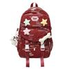 Schultasche hochwertiger Rucksack weiblich Ins neuer süßer Mädchenstil Cartoon-Rucksack vielseitig und leicht Campus-Schüler Schultasche
