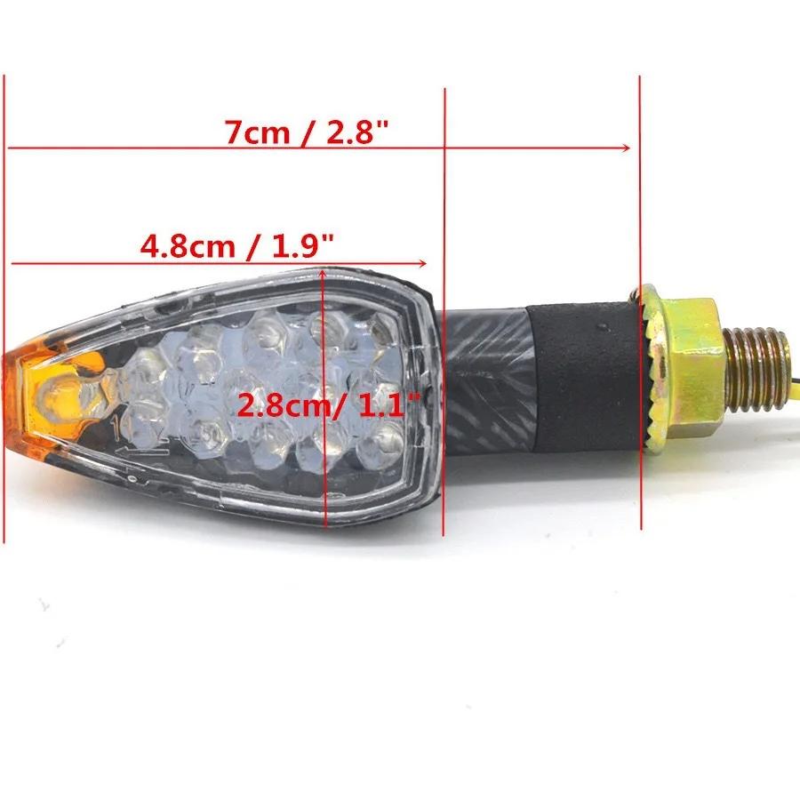 Universal motorcycle LED turn signal rear turn signal indicator rear turn light for Honda Yamaha